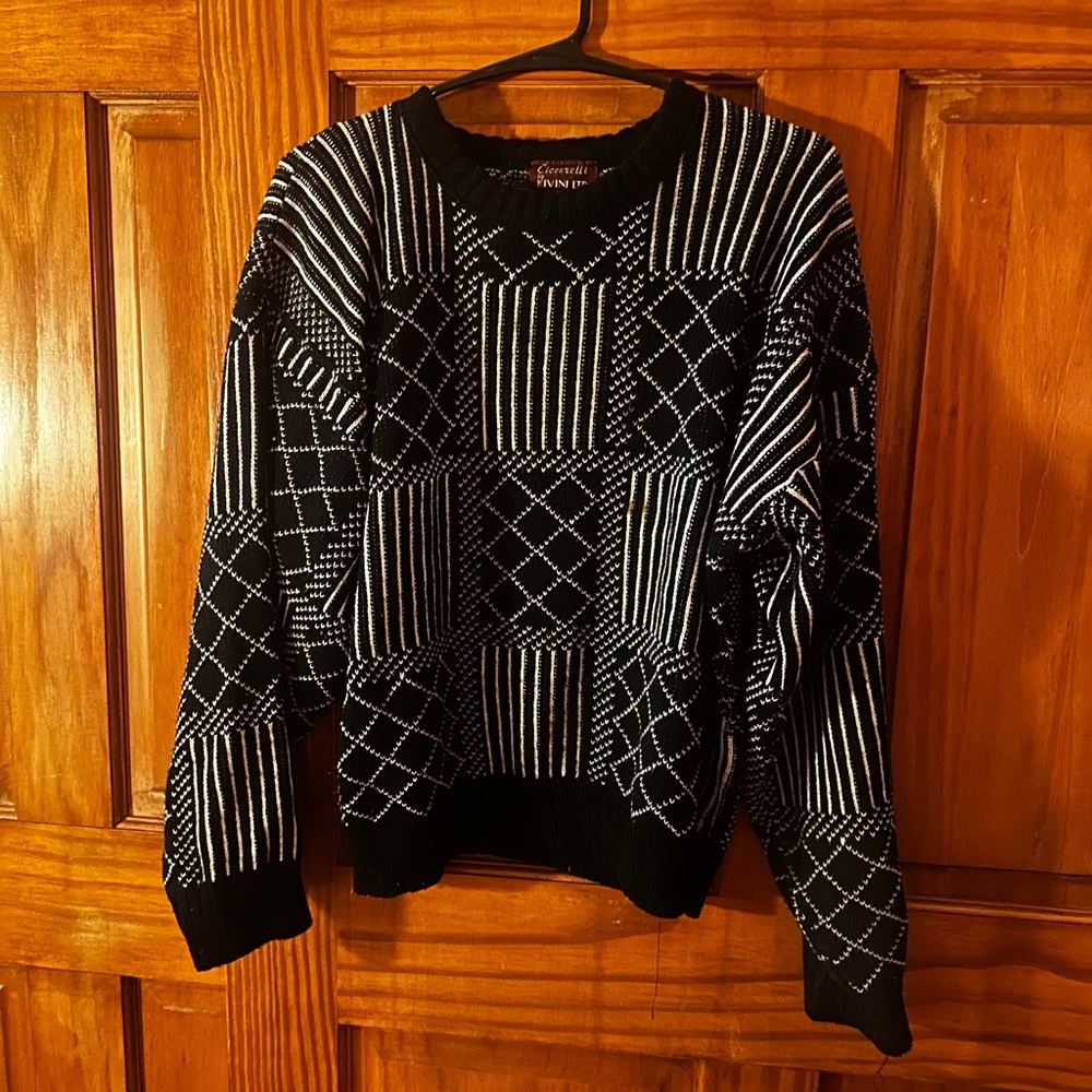 Geometric vintage sweater